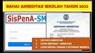 CARA MENGETAHUI DATA AKREDITASI SEKOLAH DAN CETAK SERTIFIKAT AKREDITASI