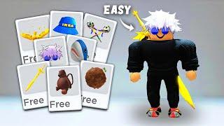 HURRY GET NEWLY LAUNCHED 58+ ROBLOX FREE ITEMS 2024  ROBLOX FREE UGC ITEMS 