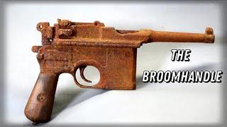 Restoring a 1920’s Mauser C96 A.K.A. The Broomhandle With test Firing #restoration #mauser