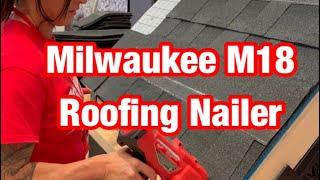 Milwaukee M18 Roofing Coil Nailer