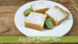 Key Lime Dessert Bars - Tart and Sweet Treat