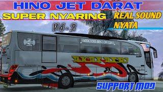 BUSSID UPDATE V4.2‼️SOUND HINO JET DARAT SUPER NYARING SUPPORT MOD  KODENAME BUSSID V4.2