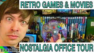My Nostalgia Office Tour 1000+ Retro games and Movies
