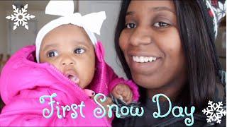 BABIES FIRST SNOW DAY The Rounds Way