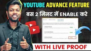 Pending Youtube Advanced Features  EnableYoutube Advanced Features I Video Verification