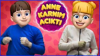 ANNE KARNIM ACIKTI BEBEK ŞARKISI · Eğlenceli Bebek ve Çocuk Şarkıları · Çizgi Film · Tele Domi