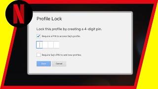 How to LOCK Netflix Profile with a PIN