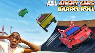 All angry cars barrel roll Part 1Extreme car driving simulator