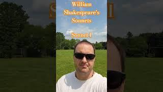 William Shakespeares Sonnets - Sonnet 1 #williamshakespeare #sonnet1