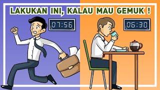 CARA MENAMBAH BERAT BADAN  SUSAH GEMUK? JANGAN LAKUKAN KEBIASAAN INI