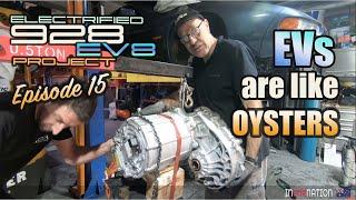 Brakes and Suspension EV motor test fit  Electric Porsche 928 Project Ep.15