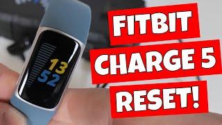 How To RESET FITBIT Charge 5 When Not Syncing Or Not Registering Steps