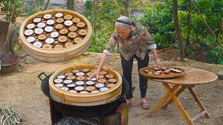 兩廣的傳統美味“雞窩糍粑”，像缽仔糕一樣，做法簡單又好吃｜Traditional Chinese food with weird names｜ Food 广西 美食 ｜玉林阿婆