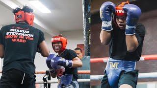 Curmel Moton TEARS UP Sparring Partner for talking SH*T to Floyd Mayweather Prodigy