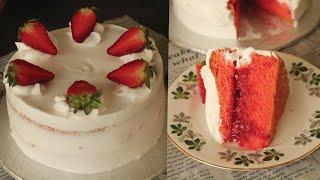 Bakery Style Strawberry Cake  Recipe By Chef Hafsa