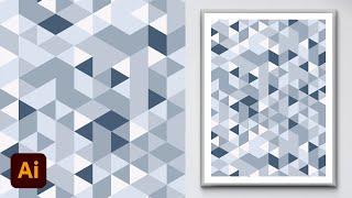 How to Create a Geometric Triangle Pattern in Adobe Illustrator