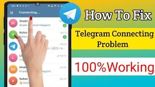 How To Fix Telegram Connecting Problem 2024  Fix Telegram Not Working