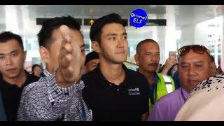 FANCAM 180805 Choi Siwon arrival at Brunei International Airport