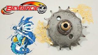 How to make  homemade beyblade with  launcher@thebeyblademakerofficial