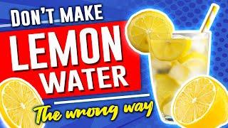 Making Lemon Water Detox Correctly  Dont Make This Mistake