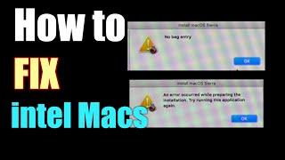 Fix No Bag Error on MacOS installation