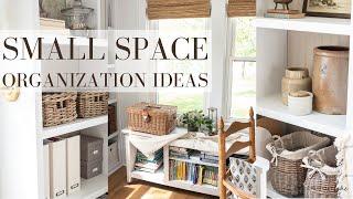 7 SMALL SPACE Organization Ideas  Beautiful Storage Tips