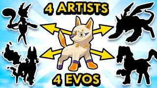 4 Artists Design Evolved Forms for my Pokemon 2