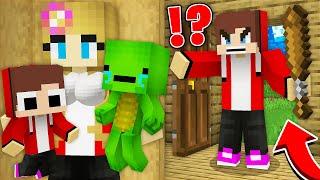 Mom HELPS Baby JJ and Mikey ESCAPE from an ANGRY DAD Maizen Family Sad Story in Minecraft - Maizen