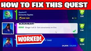 How To Fix Set Structures On Fire Quest 