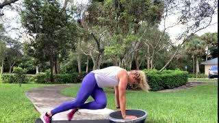 BOSU BALL Alternating Mountain Climbers Twisting the hips