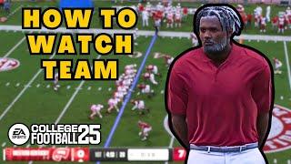 How To Watch Your Team Play in Dynasty Mode in College Football 25