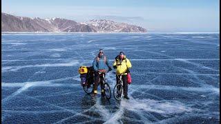 Ультра марафон по льду Байкала 322км на велосипедах