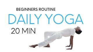 Daily Beginners Yoga Routine 20 min practice   YOGA WITH AMIT