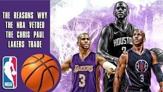 The reasons why the NBA vetoed the Chris Paul Lakers trade And why they were allowed to