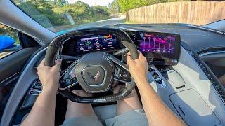 2024 Corvette Z06 POV DRIVE Review *0-60mph 2.6s*