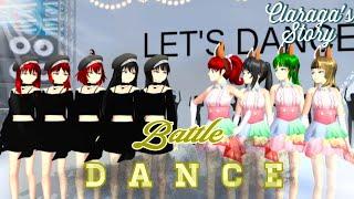 Claragas Story #39  BATTLE DANCE  Drama sakura school simulator