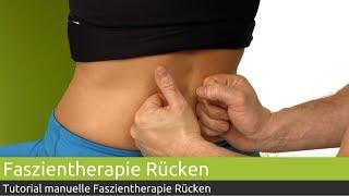 Faszientherapie unterer Rücken manuell  PINO Massage