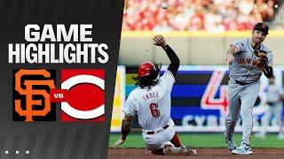 Giants vs. Reds Game Highlights 8324  MLB Highlights