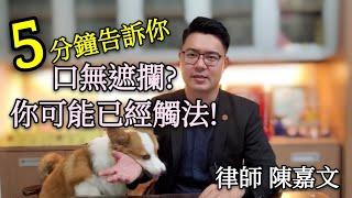 【律師住隔壁】5分鐘告訴你網路罵人？未查證的八卦？無限上綱的言論自由？你可能已經觸法！陳嘉文律師全都告訴你