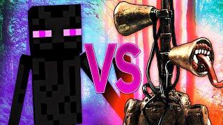 СИРЕНОГОЛОВЫЙ SCP VS ЭНДЕРМЕН МАЙНКРАФТ  Siren head ПРОТИВ Enderman Minecraft РЭП