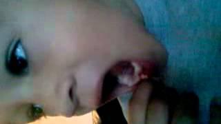 Lani loses his 1st tooth Oct 20th 2012