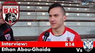 2018 Interview - Jersey Flegg Centre Ethan Abou-Ghaida - Round 14 Vs Bulldogs