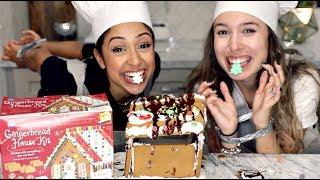 GINGERBREAD HOUSE WITH NO HANDS CHALLENGE