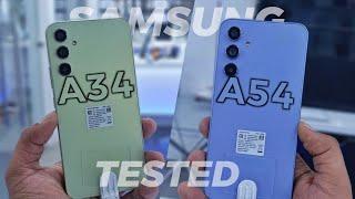 I Test Samsung Top Selling Mobile Phone  Galaxy A34 & Galaxy A54 