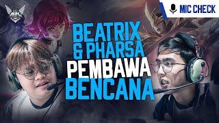 BEATRIX & PARSHA PEMBAWA BENCANA  MIC CHECK MPL S11 WEEK 5 EVOS LEGENDS VS GEEK SLATE