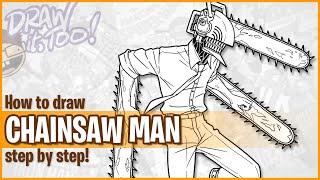 How to Draw DENJI CHAINSAW MAN  Narrated Step-by-Step Drawing Tutorial