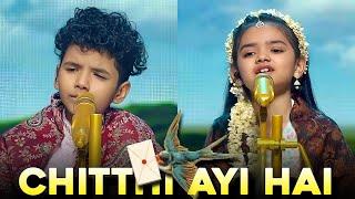 Chitthi Ayi Hai Avirbav x Pihu Sharma Amazing Ghazal Performance Reaction Superstar Singer 3