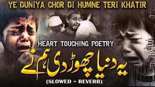 Ye Duniya Chor Di Humne - Naat Slowed and Reverb  Mery Maula Teri Rehmat Se  Islamic Releases