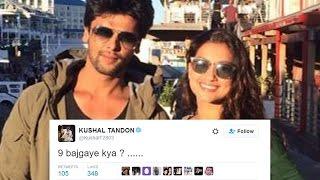 Kushal Tandon and Gauhar Khans cute conversation on Twitter Filmibeat