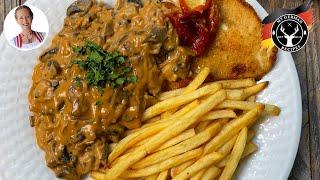 How to Make Hunter Sauce Jaeger Sauce for Hunter Schnitzel  MyGerman.Recipes